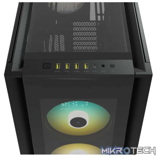 Corsair iCUE 7000X Black RGB Tempered Glass Full-Tower ATX PC Case - Image 5